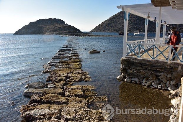 Deniz çekilince ortaya çıktı