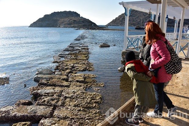 Deniz çekilince ortaya çıktı