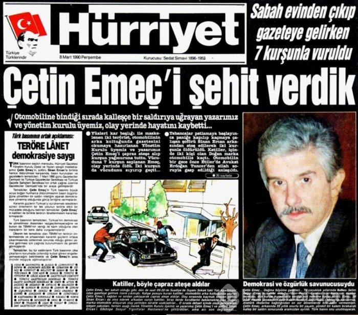 Türkiye'yi sarsan suikastlar