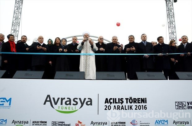 Avrasya Tüneli'nin açılışından kareler