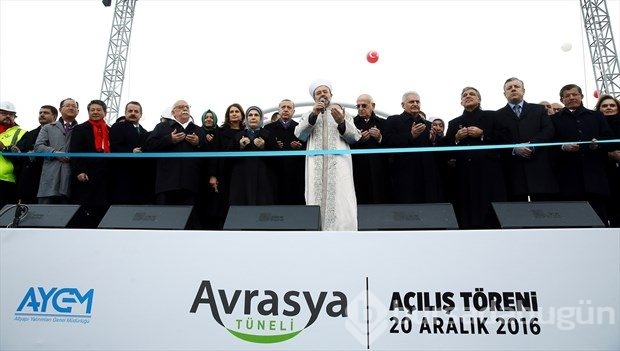 Avrasya Tüneli'nin açılışından kareler
