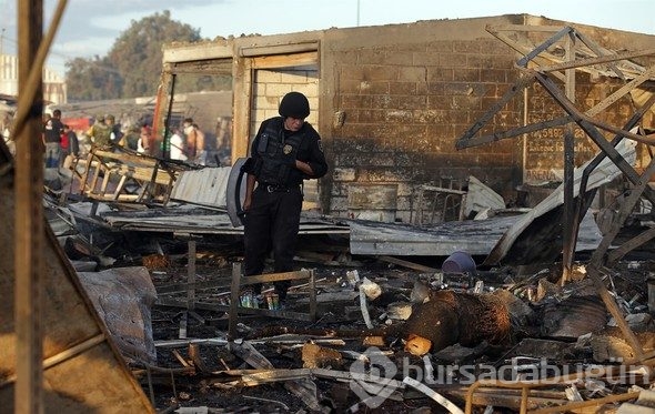 Meksika'da 'havai fişek' faciasından görüntüler