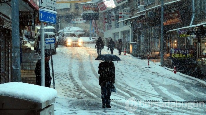 Türkiye'den kar manzaraları