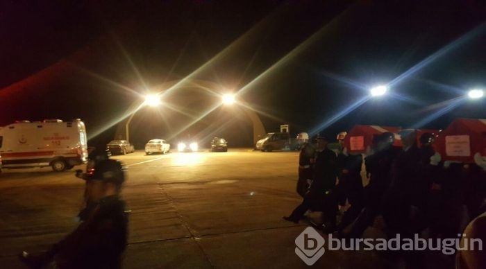 Şehitlerimiz Bursa'ya getirildi