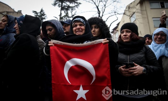 Bursalı Şehit Binbaşı Bülent Albayrak'ı binler uğurladı