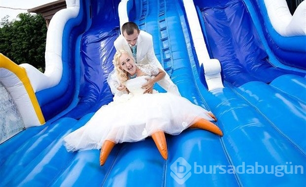 Dünyanın en ilginç düğün fotoğrafları!