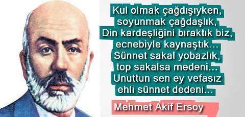 İşte resimli Mehmet Akif Ersoy mesajları