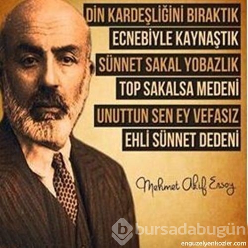 İşte resimli Mehmet Akif Ersoy mesajları