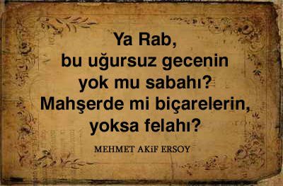 İşte resimli Mehmet Akif Ersoy mesajları