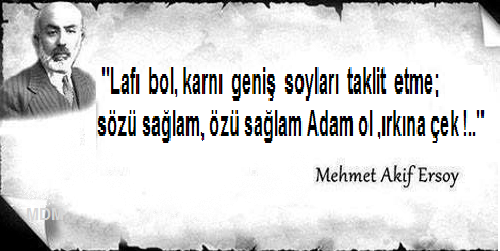 İşte resimli Mehmet Akif Ersoy mesajları