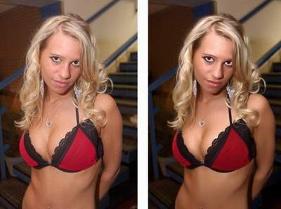 Photoshop'tan önce ve sonra