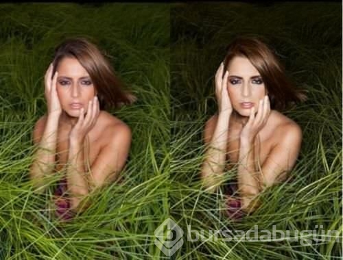 Photoshop'tan önce ve sonra