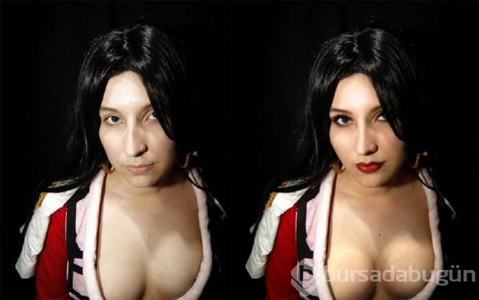 Photoshop'tan önce ve sonra