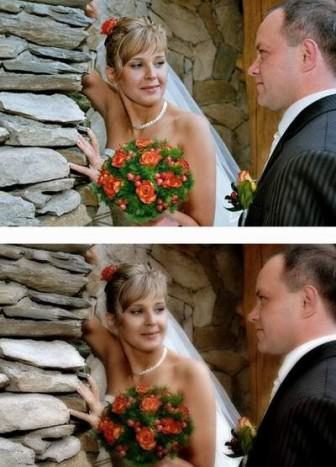 Photoshop'tan önce ve sonra