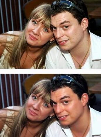 Photoshop'tan önce ve sonra