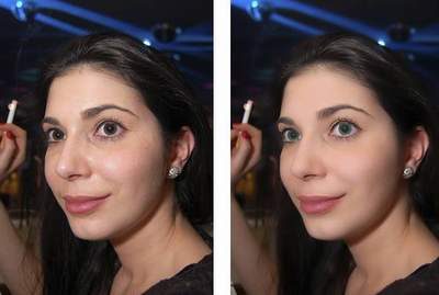 Photoshop'tan önce ve sonra