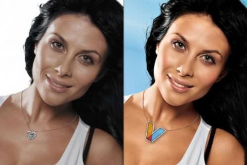 Photoshop'tan önce ve sonra
