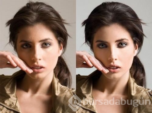 Photoshop'tan önce ve sonra