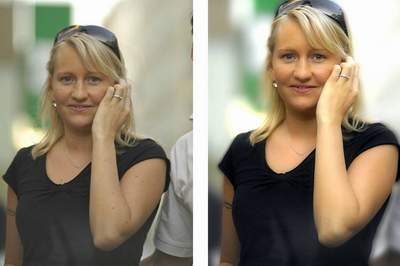 Photoshop'tan önce ve sonra
