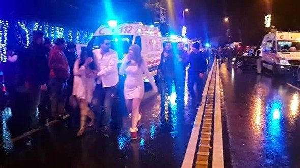 İstanbul Ortaköy'de gece kulübünde silahlı saldırı