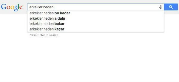 Türklerin Google'a öğrettiği komik aramalar