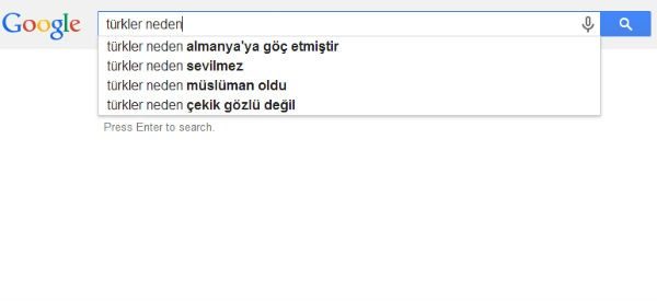 Türklerin Google'a öğrettiği komik aramalar