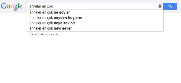 Türklerin Google'a öğrettiği komik aramalar