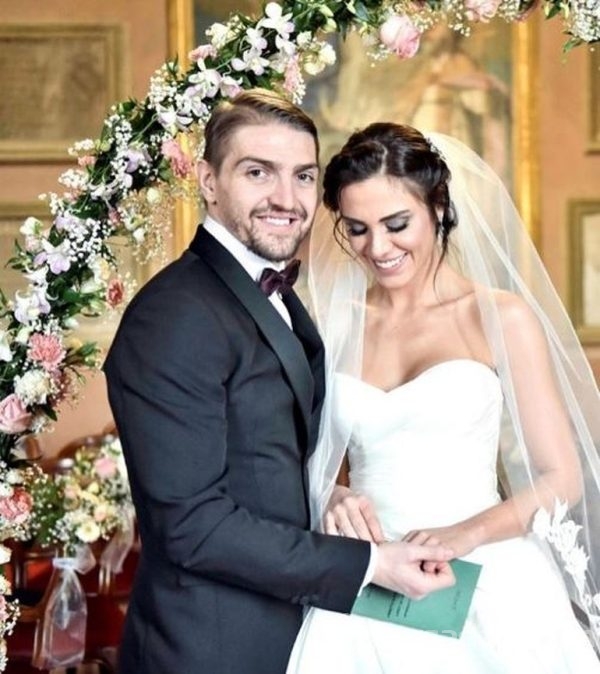 Ünlü çift Roma'da evlendi