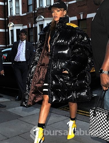 Rihanna'nın mont çılgınlığı