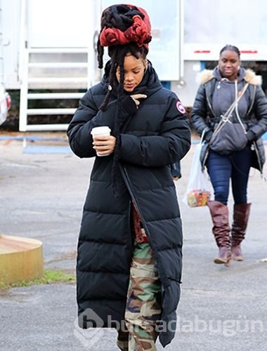 Rihanna'nın mont çılgınlığı