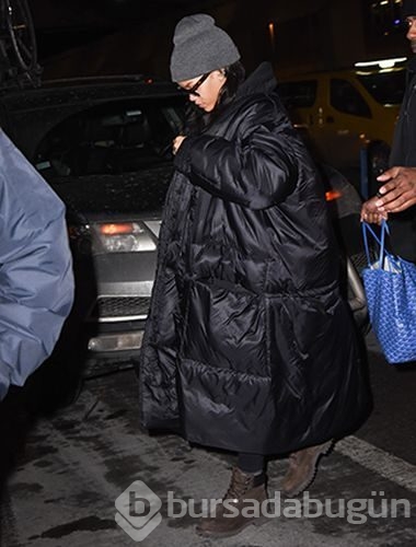 Rihanna'nın mont çılgınlığı
