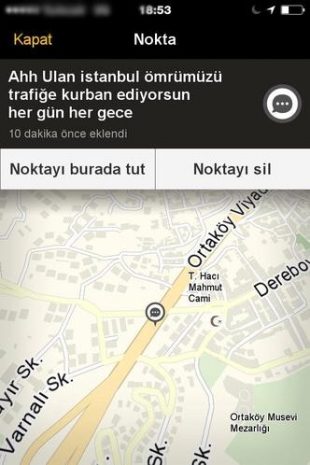 Gülme krizine sokan navigasyon mesajları