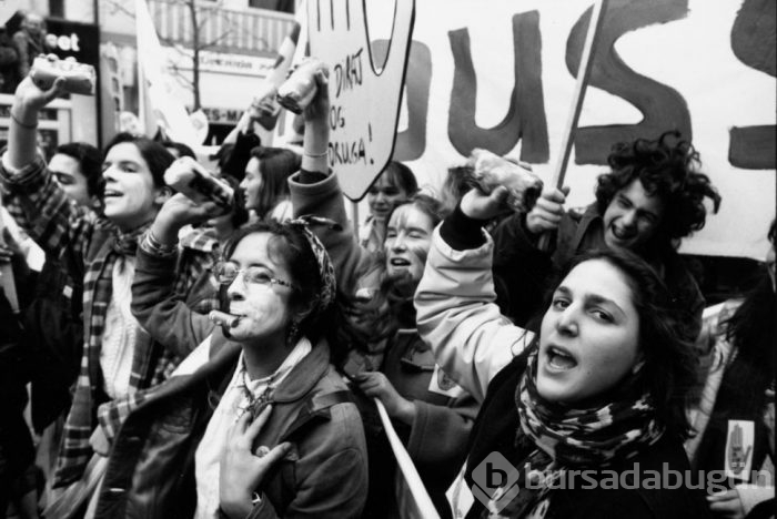Protestonun kadın hali