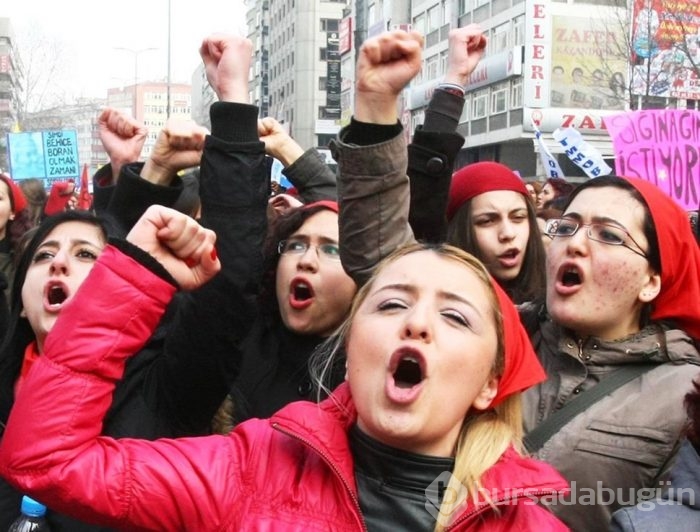 Protestonun kadın hali