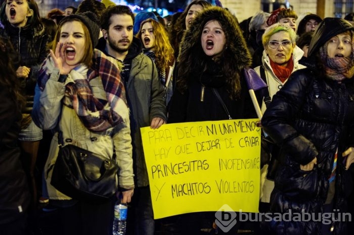 Protestonun kadın hali