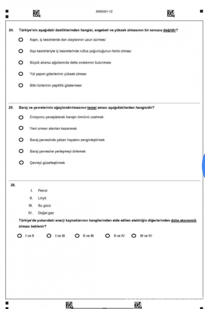 LYS açık uçlu soru örnekleri