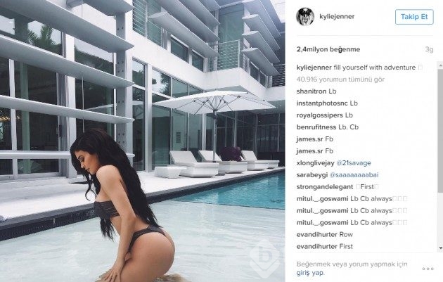 Kylie Jenner ve 2016 yılının en cesur 15 Instagram paylaşımı
