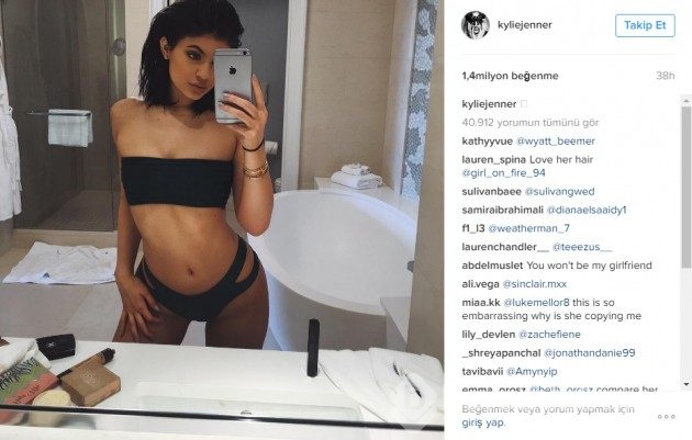 Kylie Jenner ve 2016 yılının en cesur 15 Instagram paylaşımı