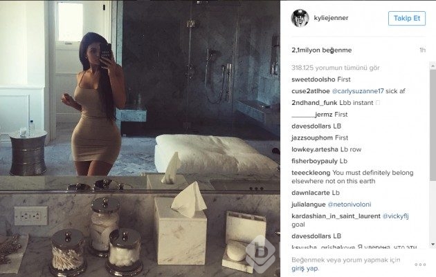 Kylie Jenner ve 2016 yılının en cesur 15 Instagram paylaşımı