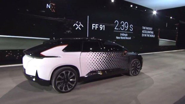 Dünyanın en hızlı elektrikli otomobili Faraday Future FF91