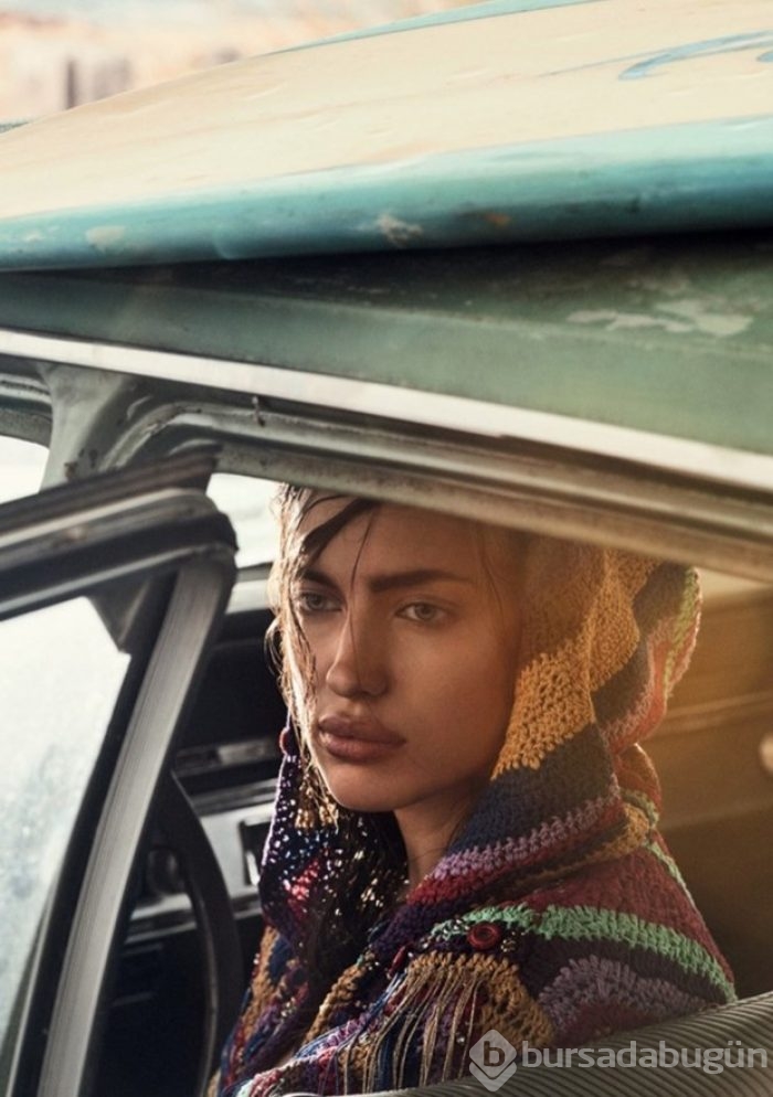 Irina Shayk Vogue için sörfçü oldu