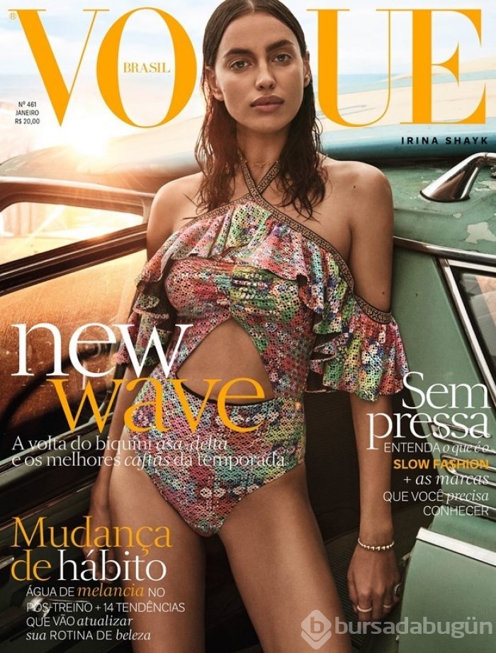 Irina Shayk Vogue için sörfçü oldu