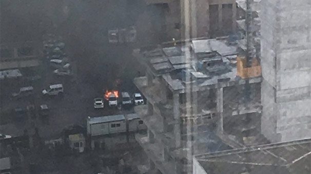 İzmir'de adliye önünde patlama