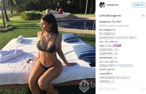 Kylie Jenner'dan cesur fotoğraflar