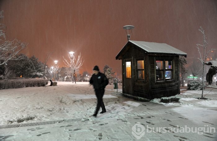 Kar Bursa'ya çok yakıştı 