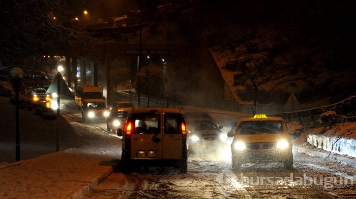 Kar Bursa'ya çok yakıştı 