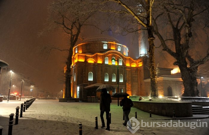 Kar Bursa'ya çok yakıştı 