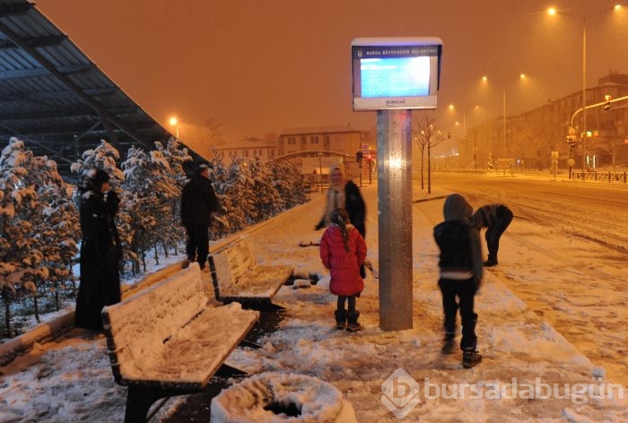 Kar Bursa'ya çok yakıştı 