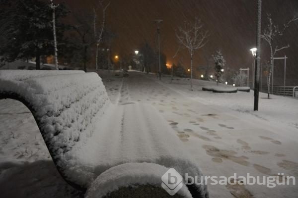 Kar Bursa'ya çok yakıştı 
