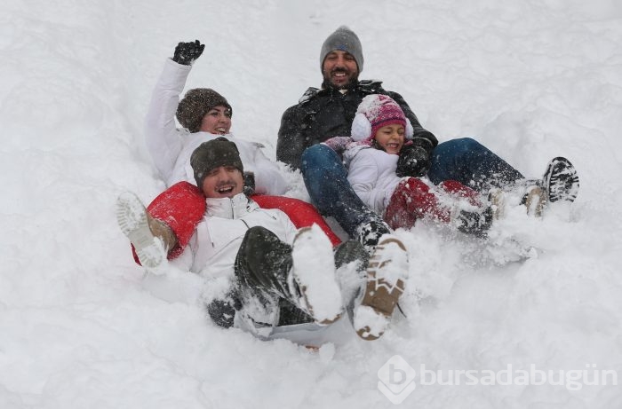 Kar Bursa'ya çok yakıştı 
